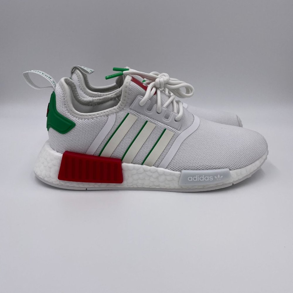 adidas NMD R1 White / Green Womens Shoes